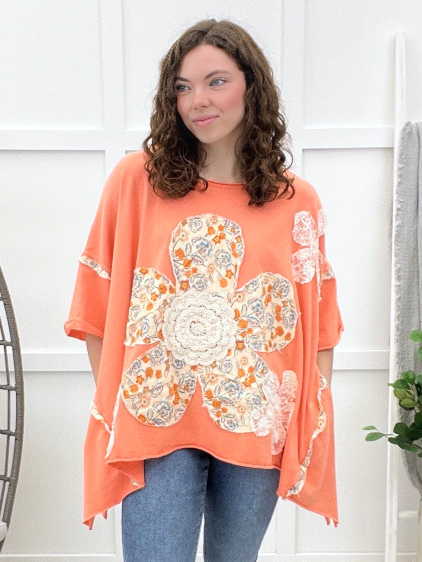 There She Goes Top - Coral