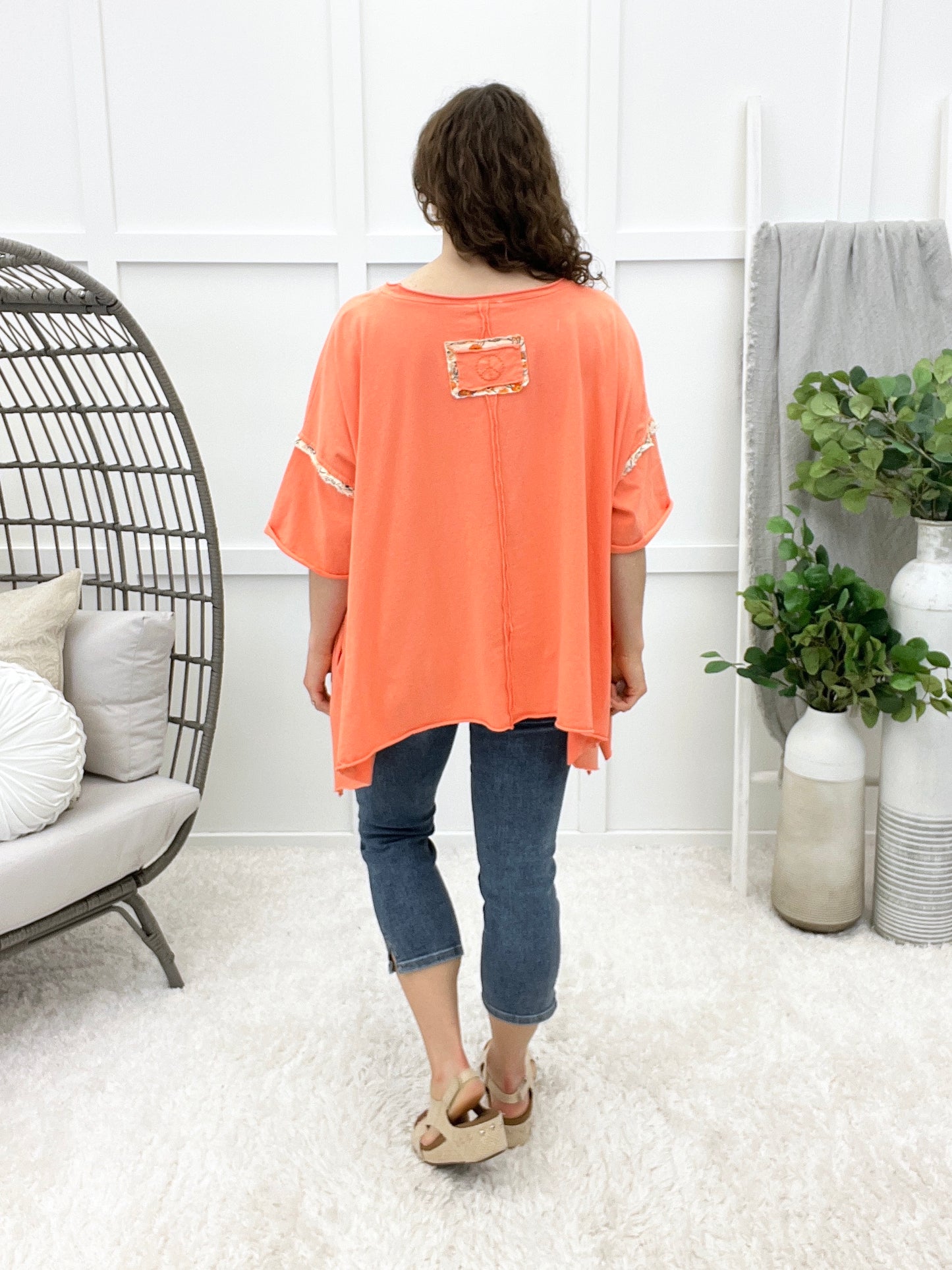 There She Goes Top - Coral