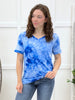 Chic Days Top - Blue Tie Dye