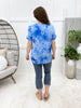 Chic Days Top - Blue Tie Dye