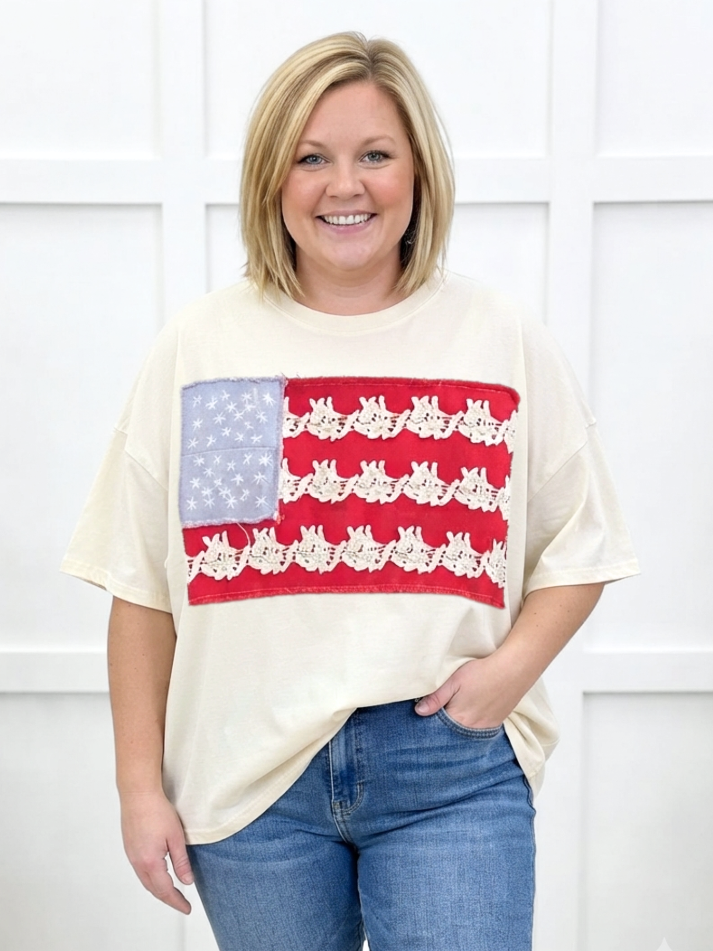 Lace And Liberty Top