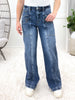 The Cassandra From Saige High Rise Bootcut Patch Pocket Jeans