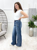 The Cassandra From Saige High Rise Bootcut Patch Pocket Jeans