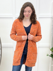 Always Up For Fun Cardigan - Pumpkin
