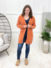 Always Up For Fun Cardigan - Pumpkin