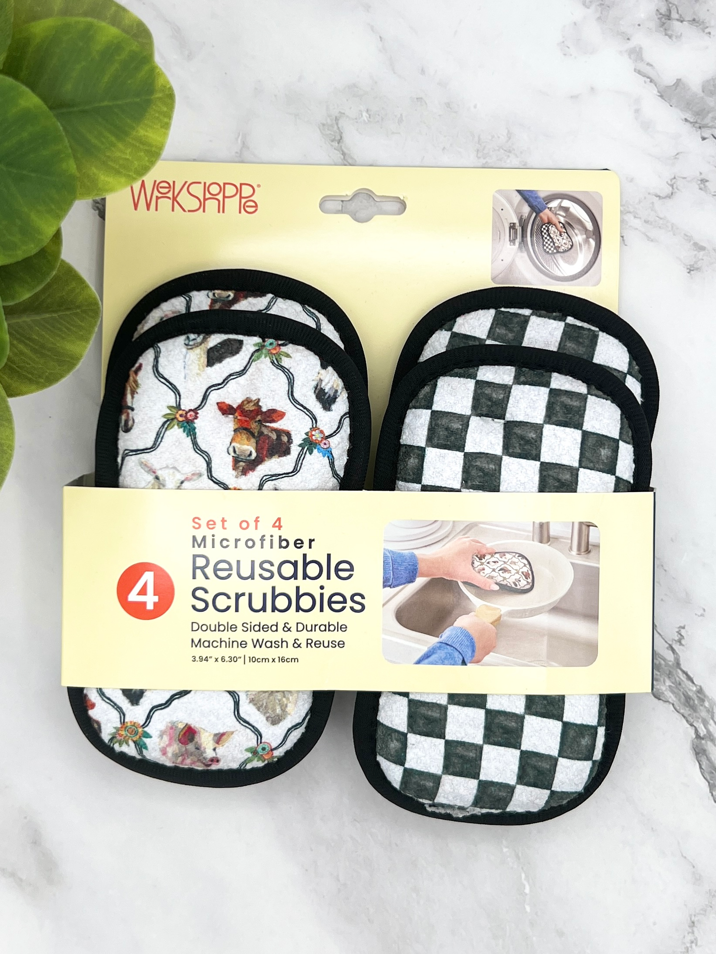Set Of 4 Scrubbies