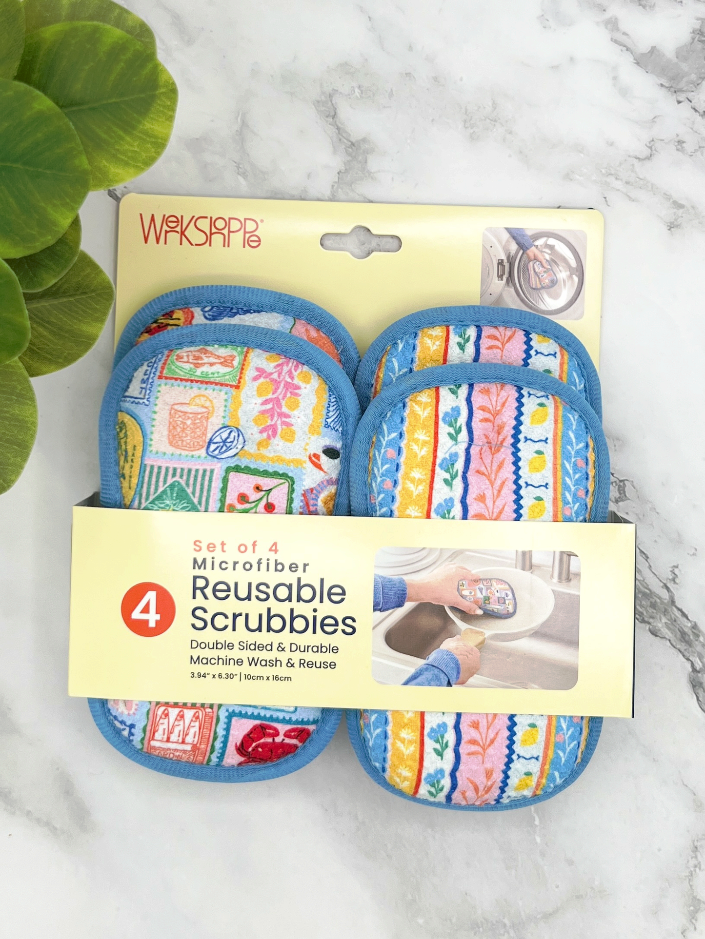 Set Of 4 Scrubbies