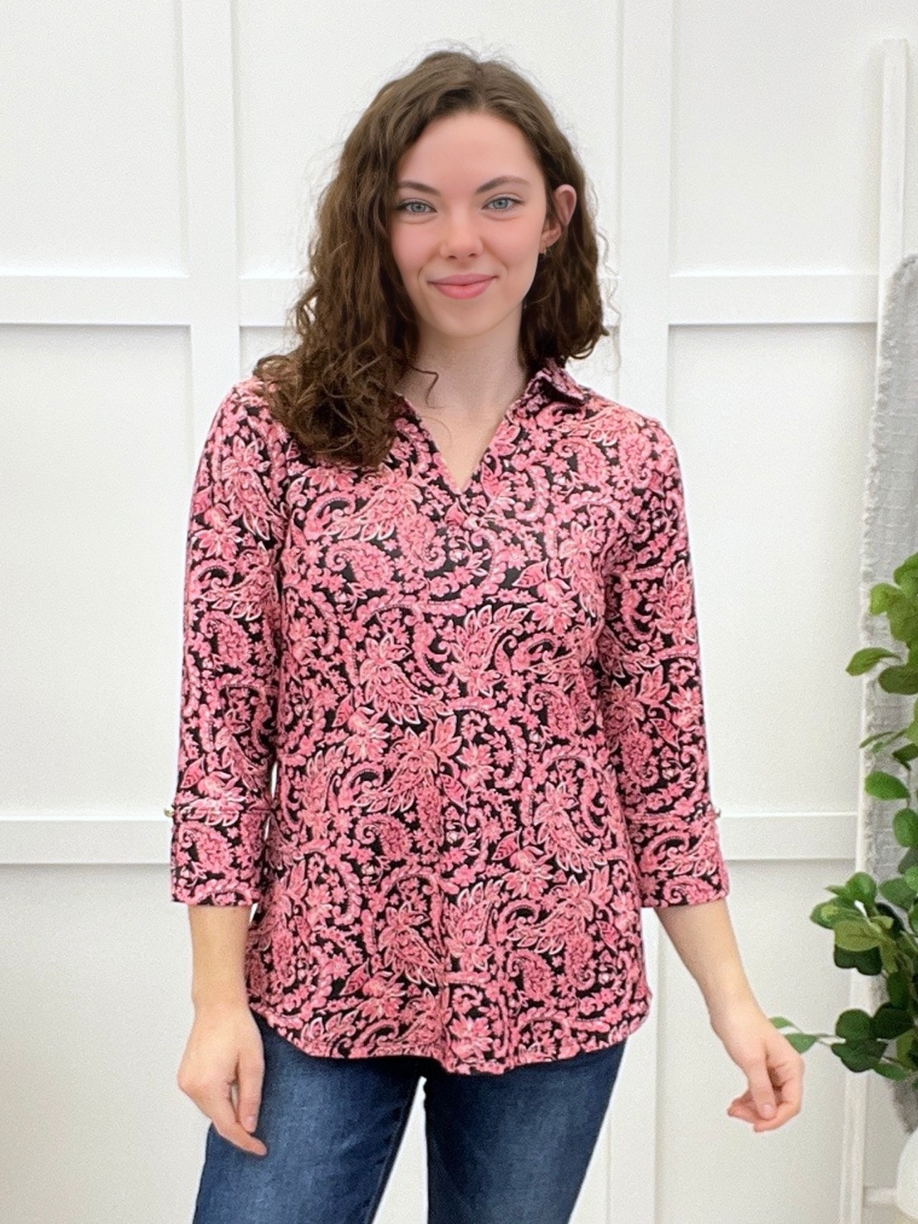 Dear Scarlett Hearing You Out Sail Away Blouse