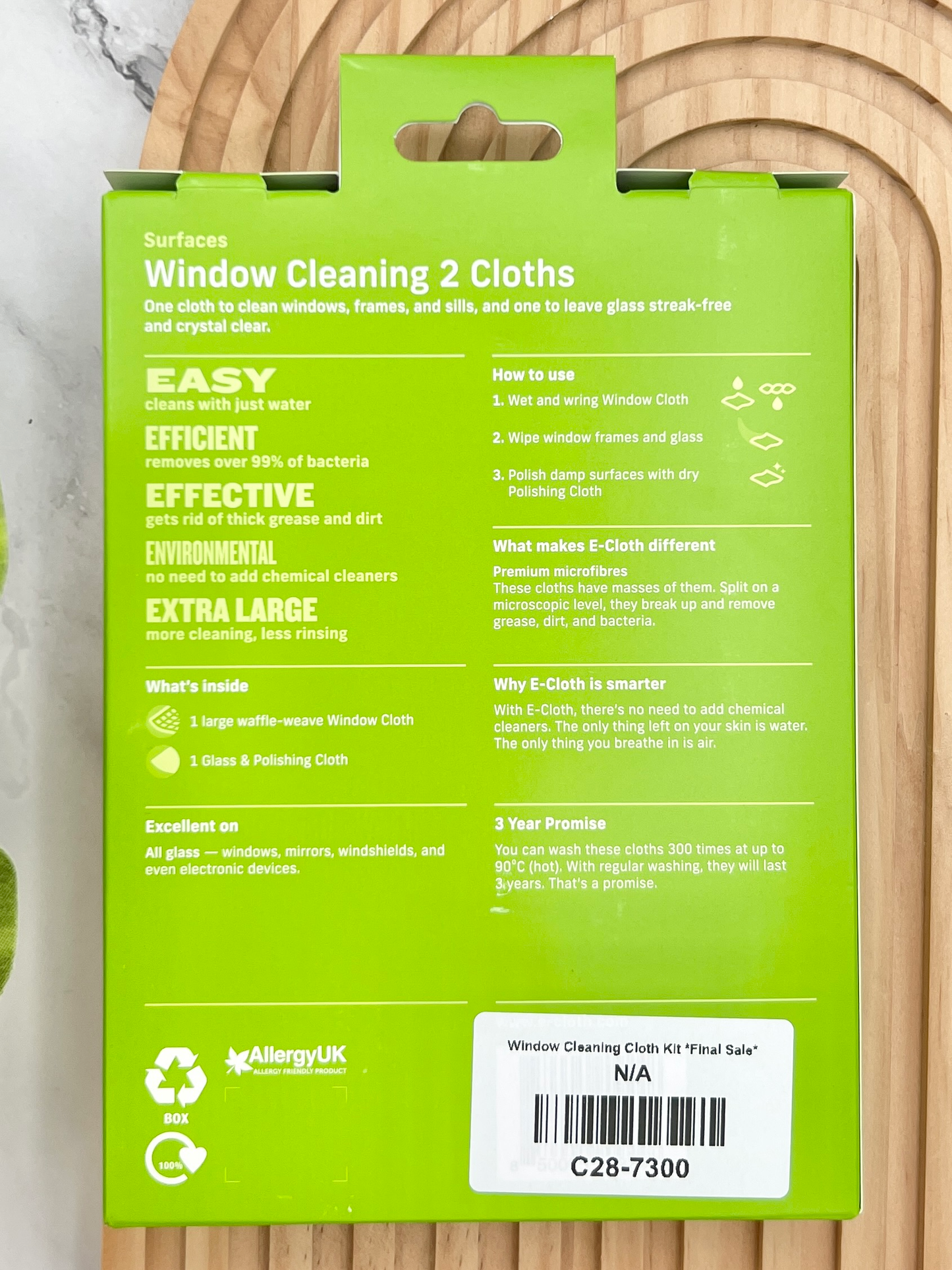 Window Cleaning Cloth Kit