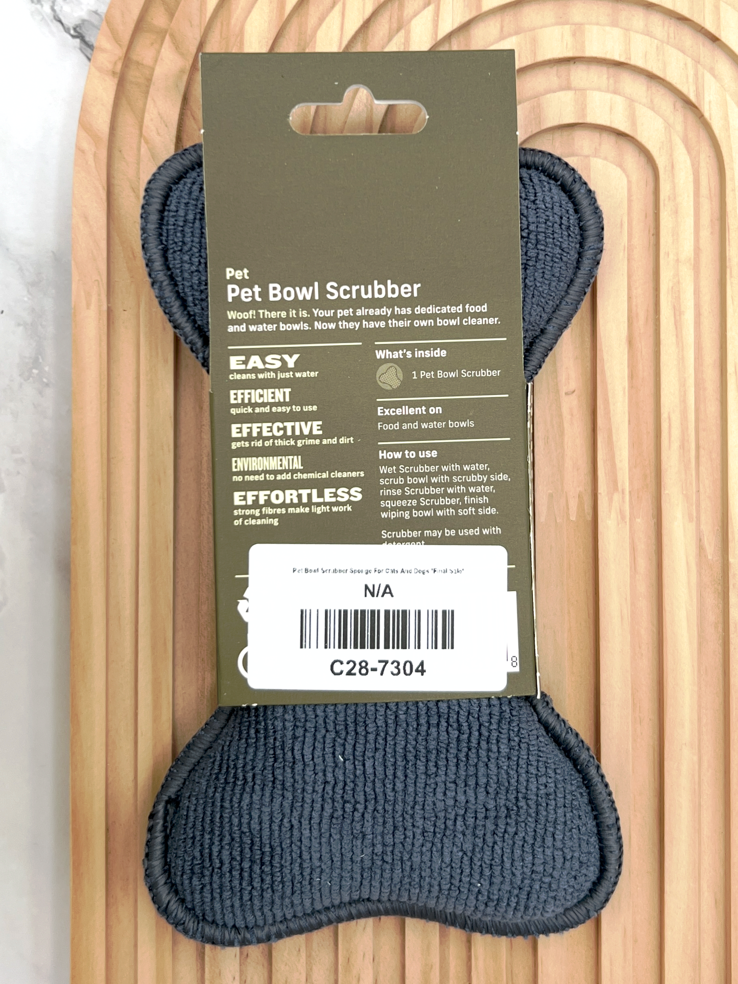 Pet Bowl Scrubber Sponge For Cats And Dogs