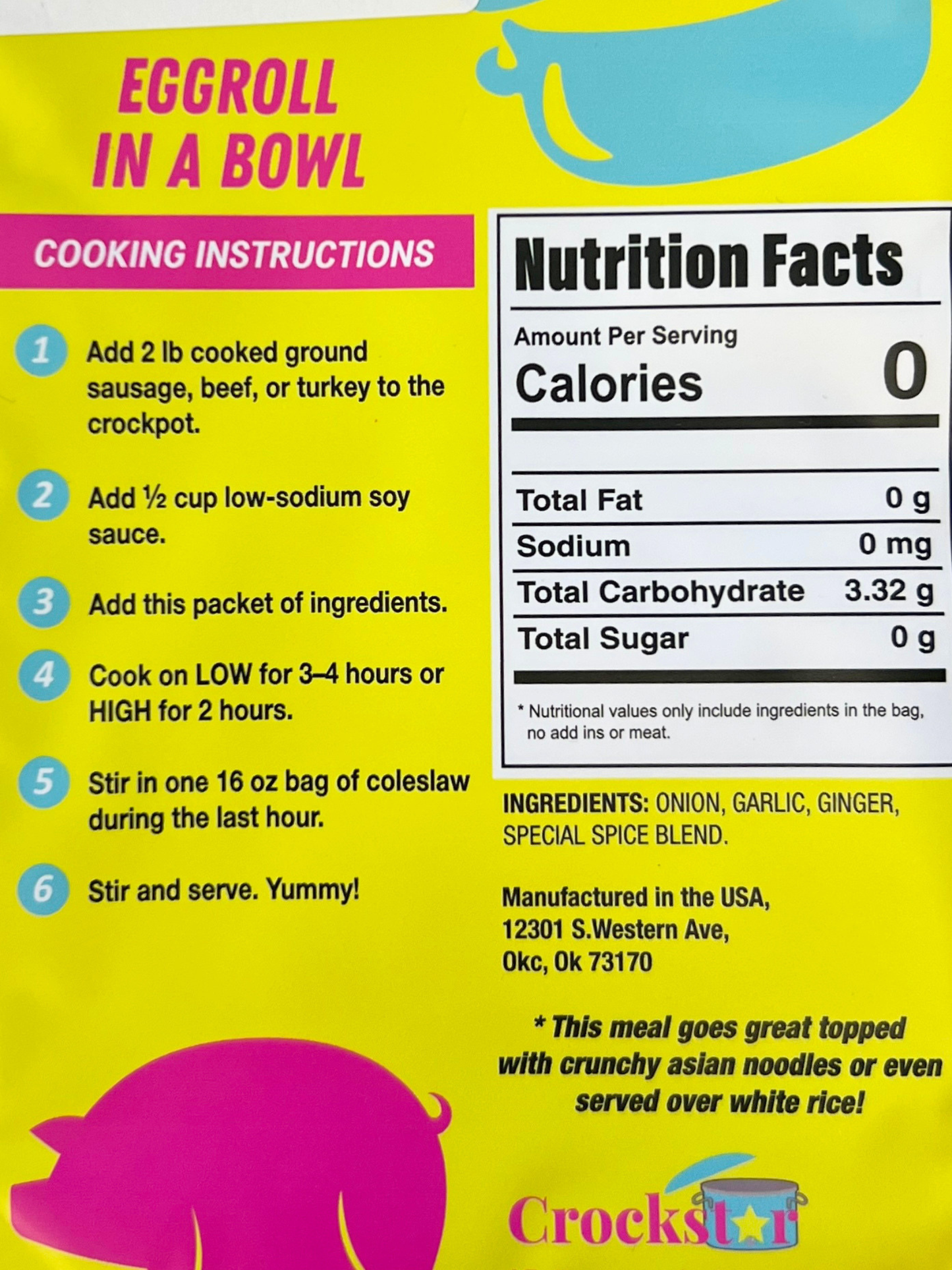 Crockstar Meal Mix