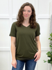 Chic Days Top - Dark Olive