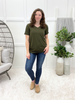 Chic Days Top - Dark Olive