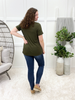 Chic Days Top - Dark Olive