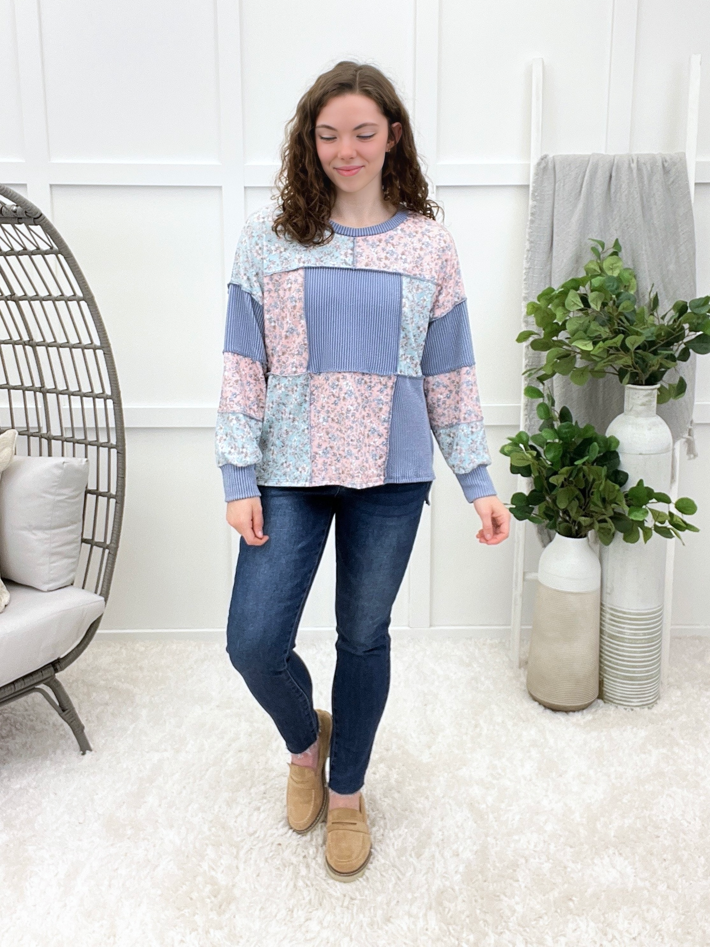 Playful Patches Top