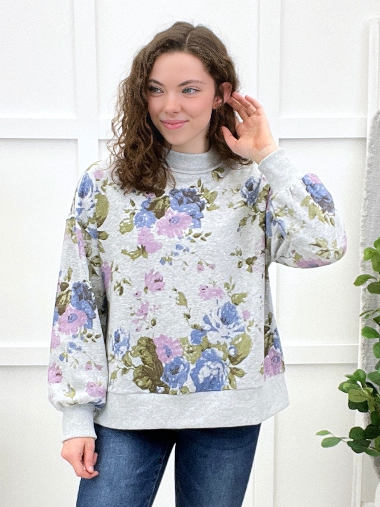 Floral Getaway Sweatshirt