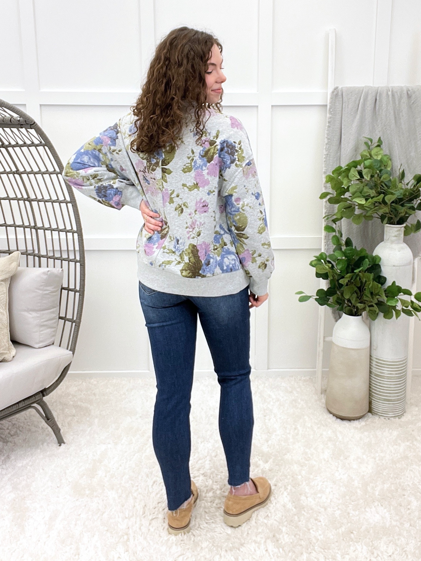 Floral Getaway Sweatshirt