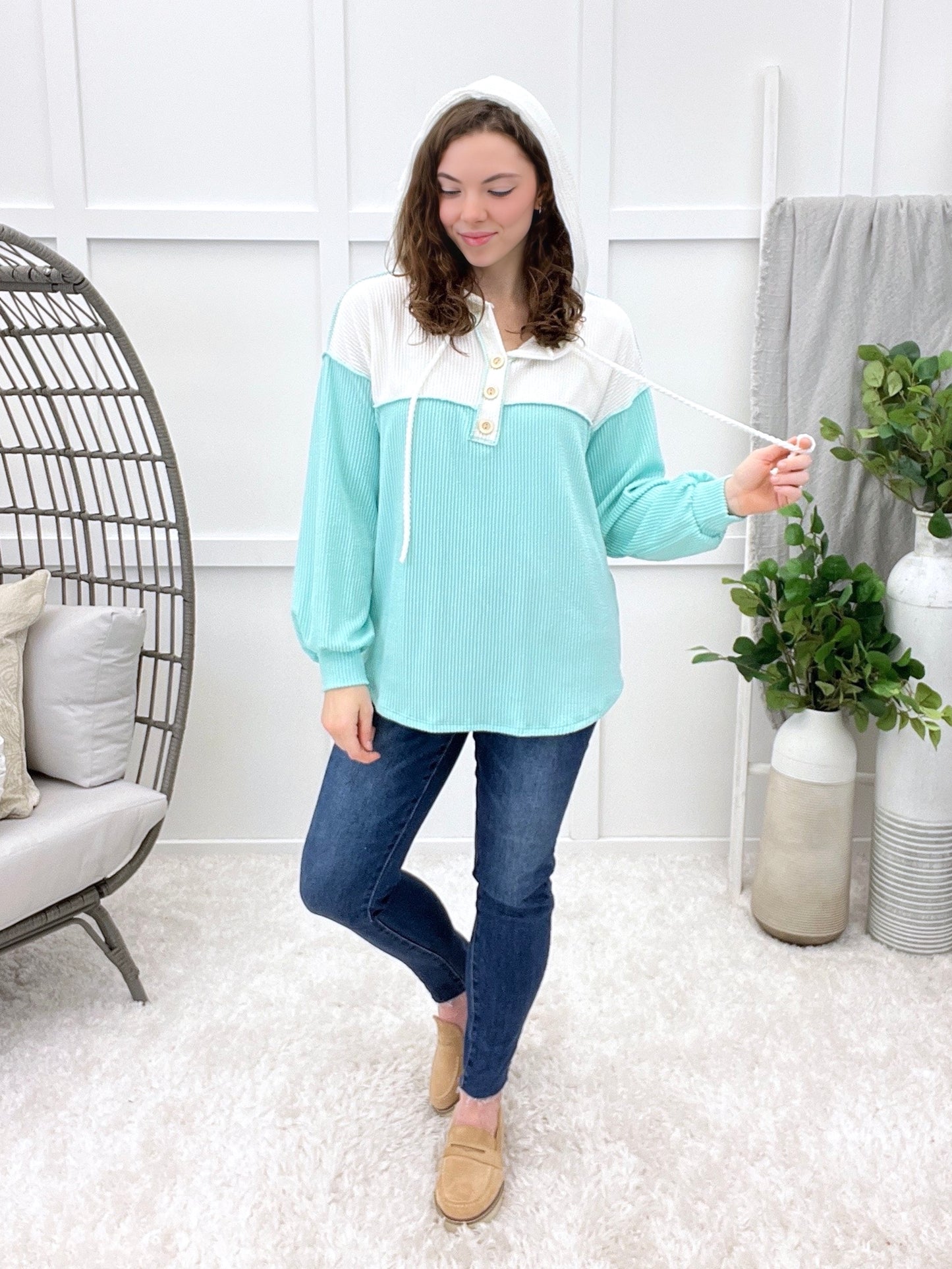 Soft Escape Hooded Top