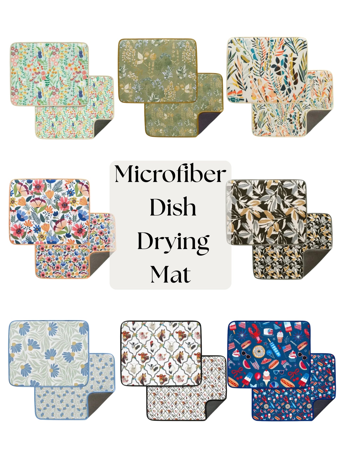 Microfiber Dish Drying Mat