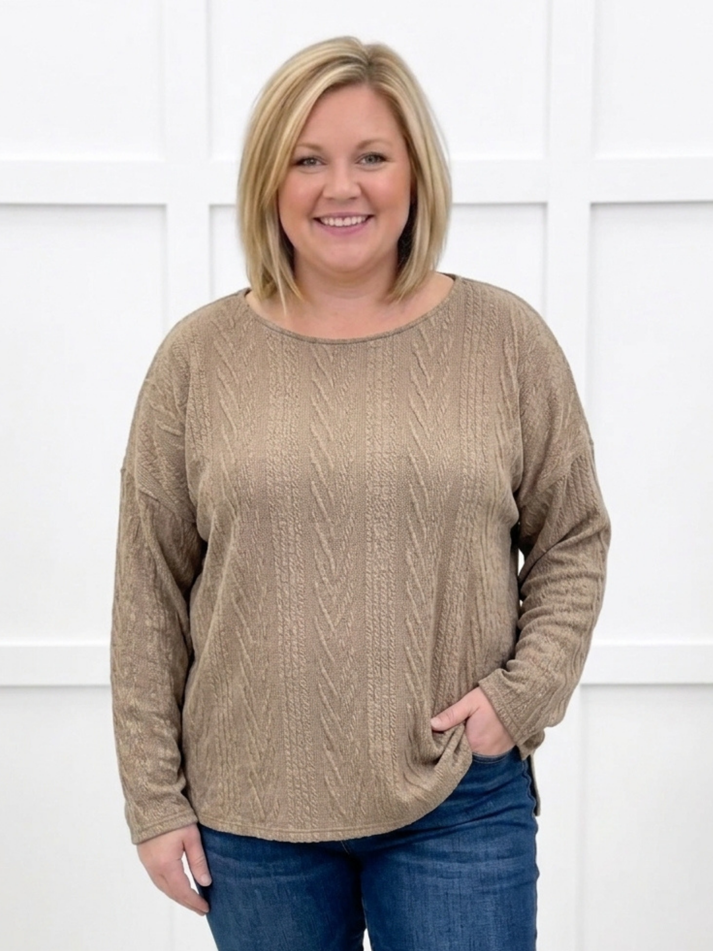 Wishful Wanderer Top - Mocha