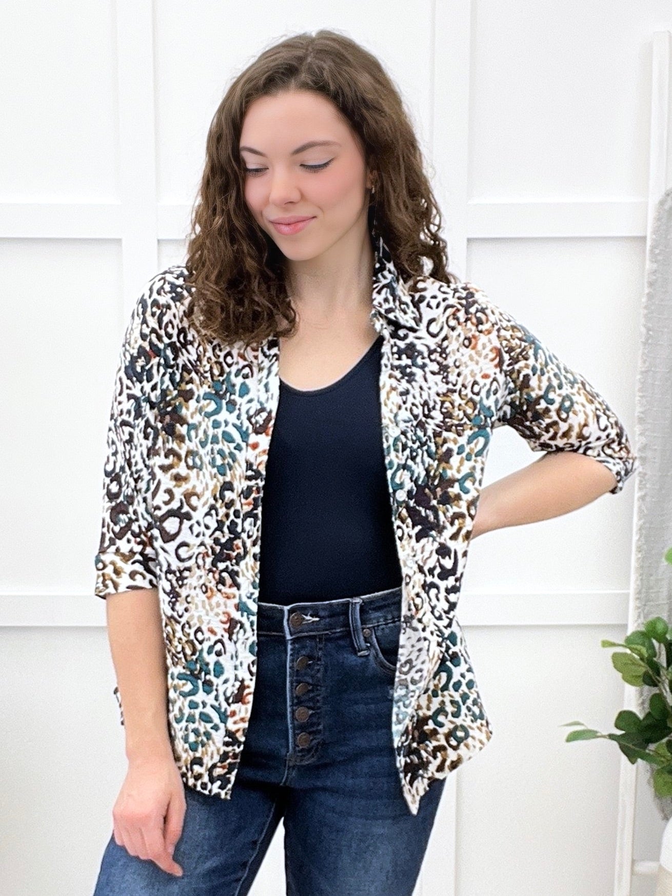 Untamed Beauty Button-up Top