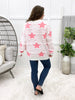 Stellar Comfort Sweater - White Pink
