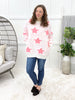 Stellar Comfort Sweater - White Pink