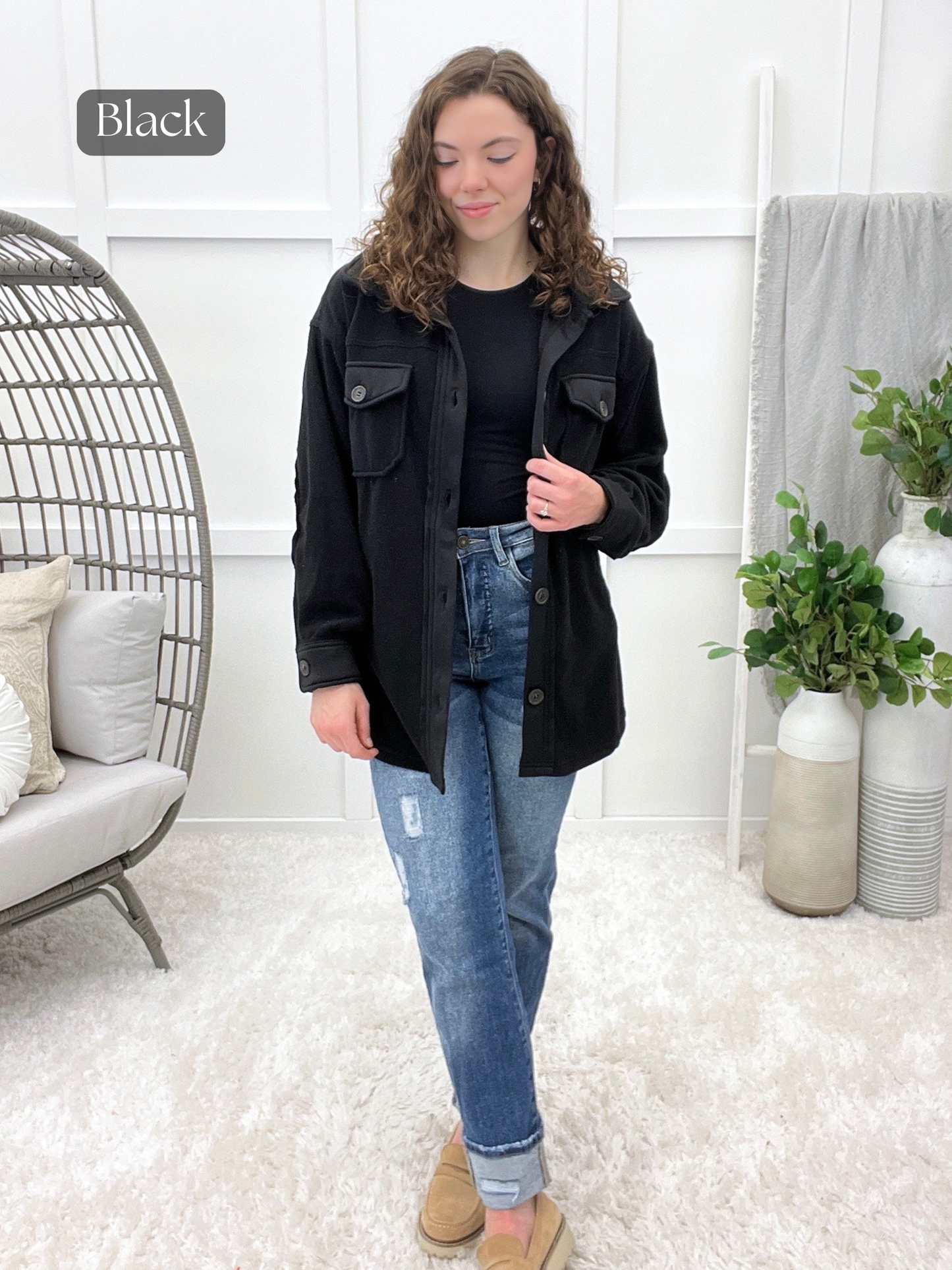 All Day Cozy Layering Shacket