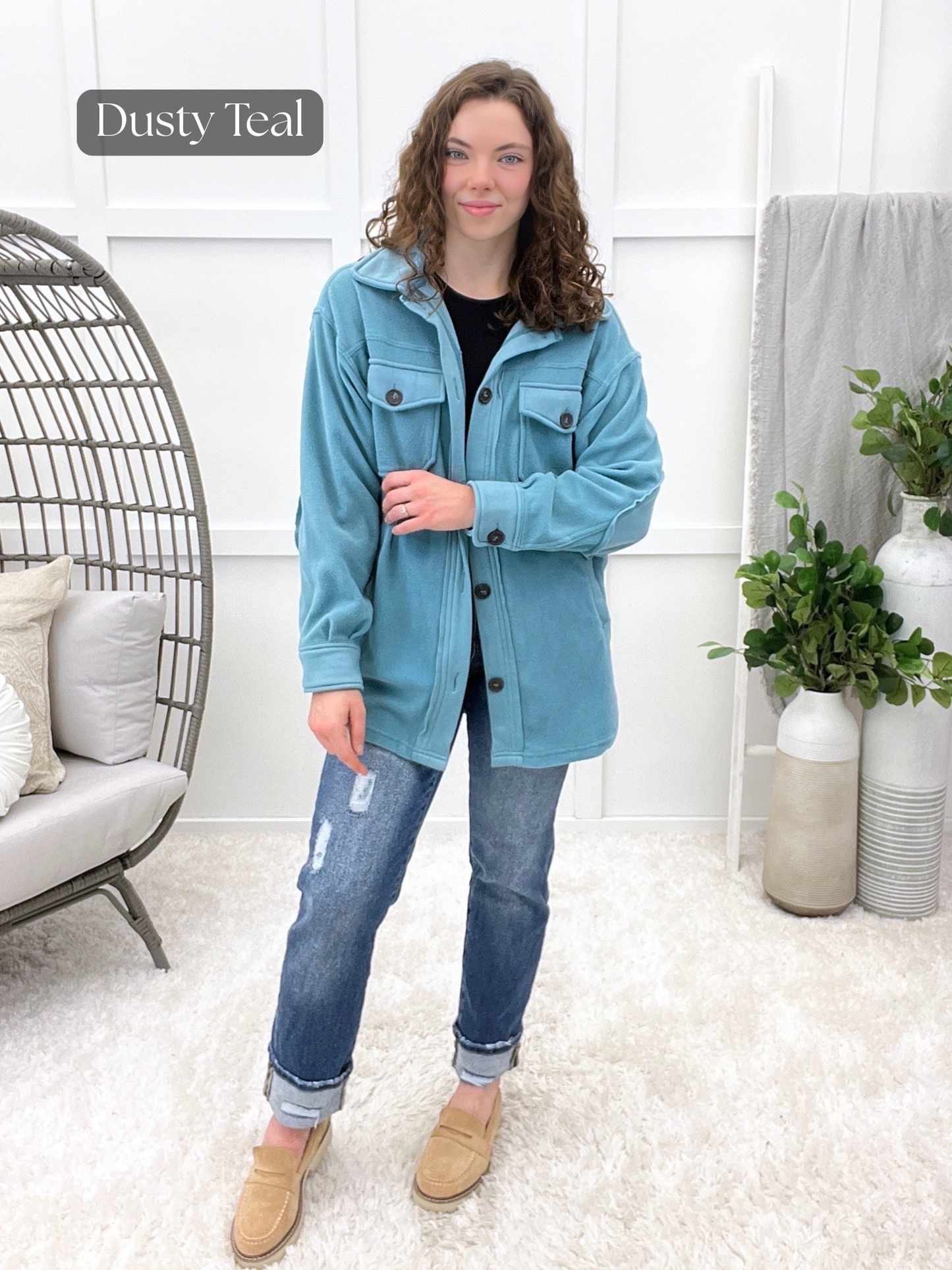 All Day Cozy Layering Shacket
