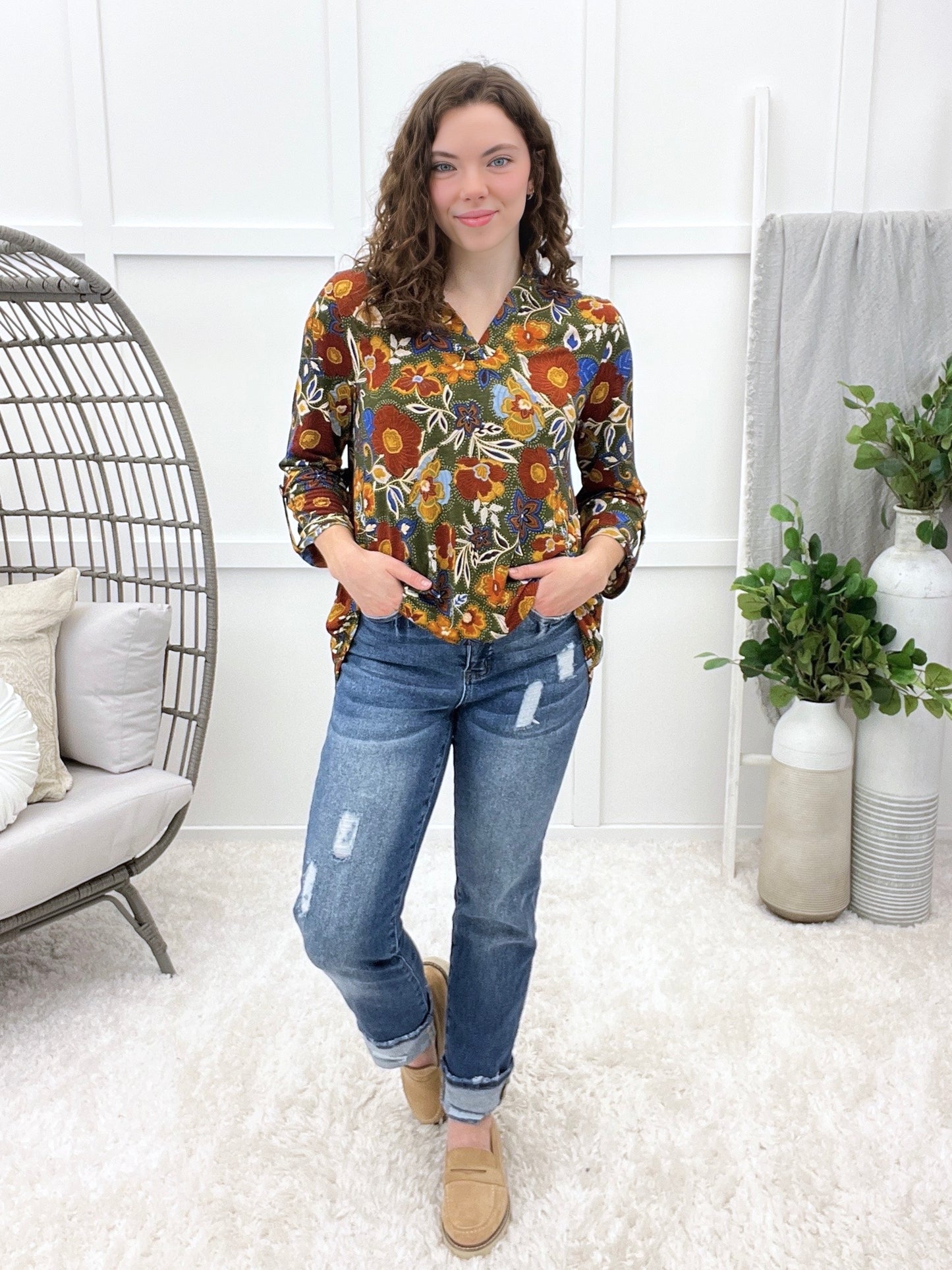 Dear Scarlett Groovy Garden Lizzy Lane Top