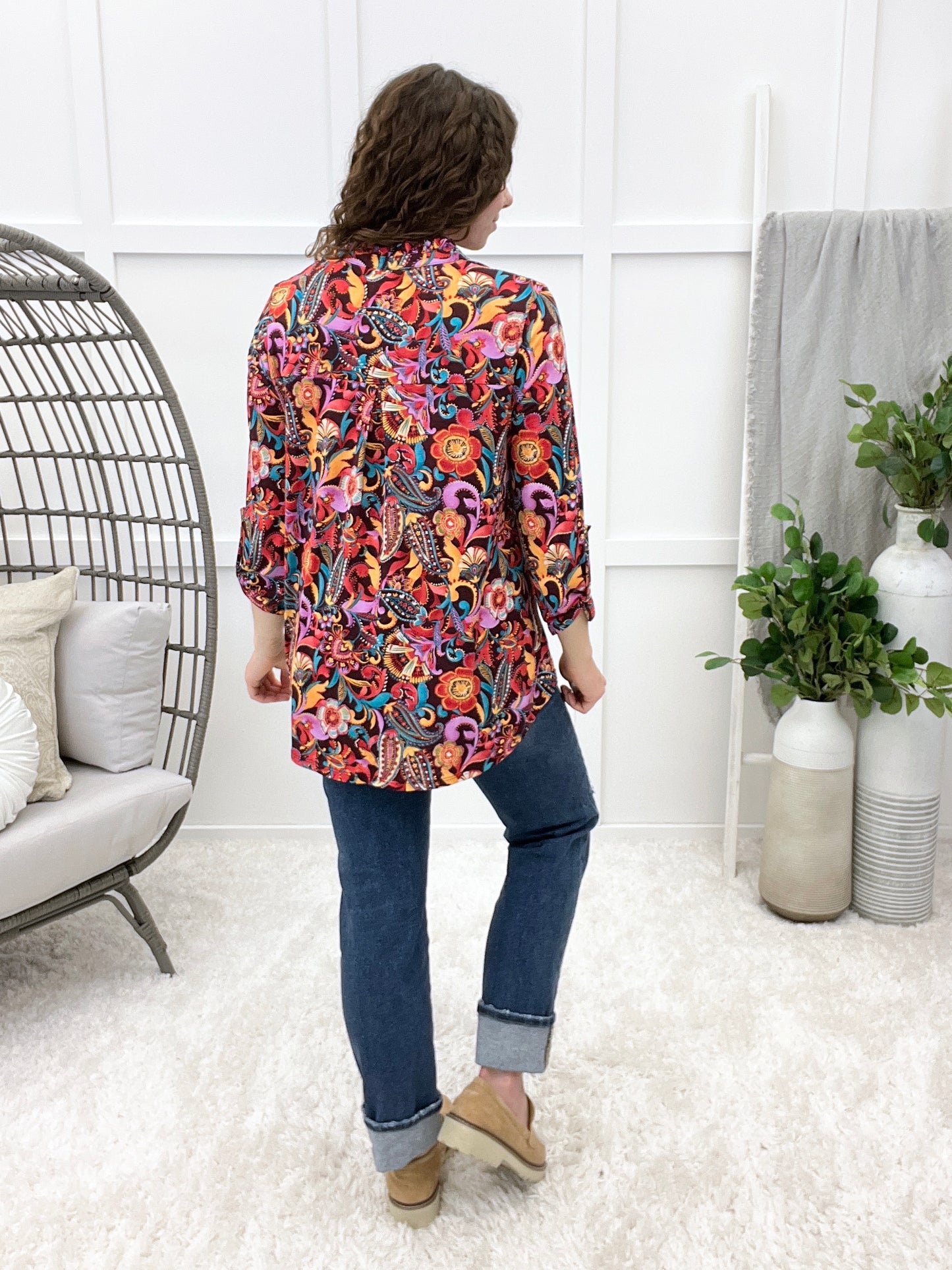 Dear Scarlett Paisley Dreams Lizzy Top