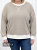 Set Your Goals Striped Pullover