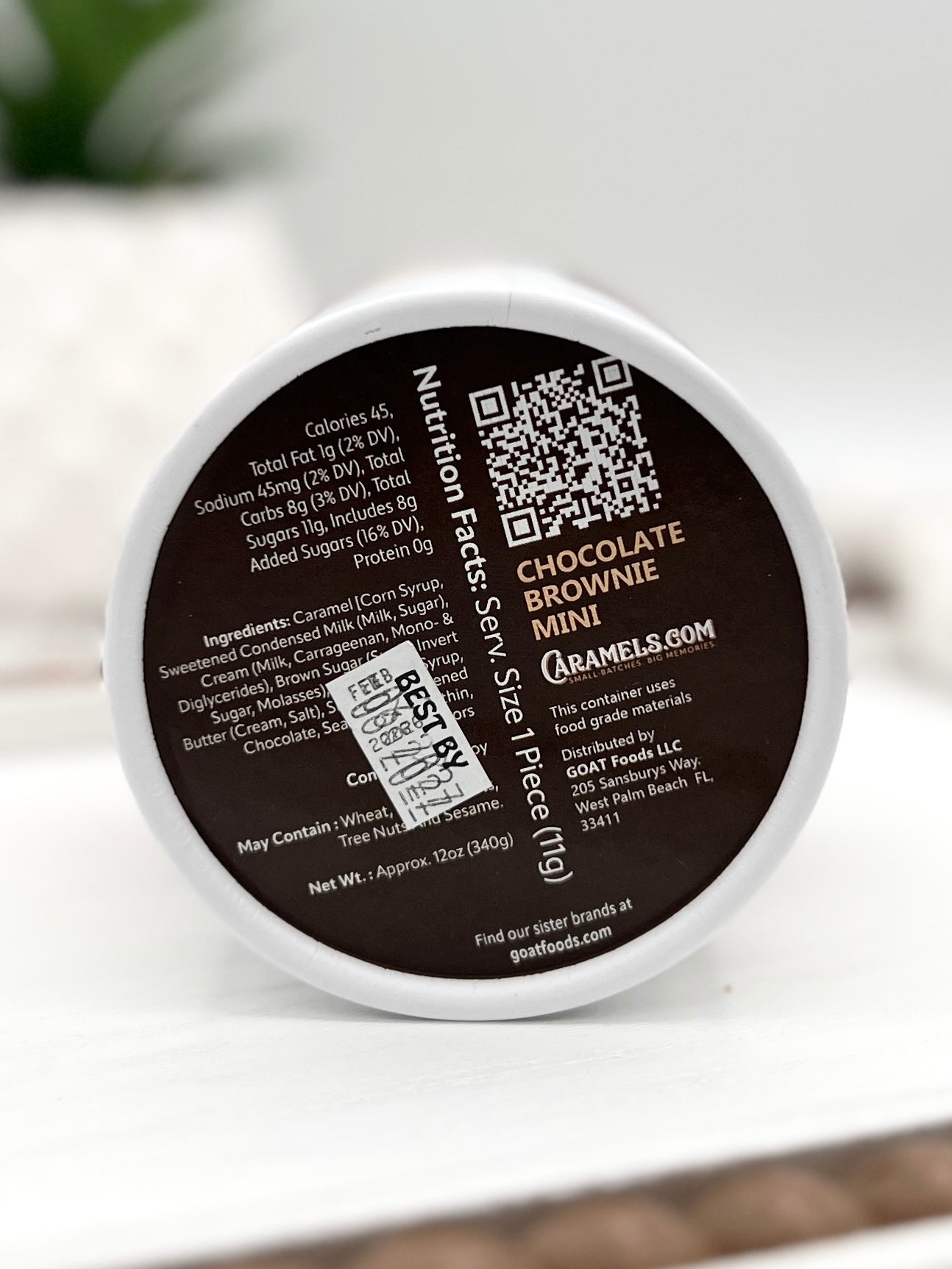 Chocolate Brownie Caramels Soft Chew - 6oz Tube