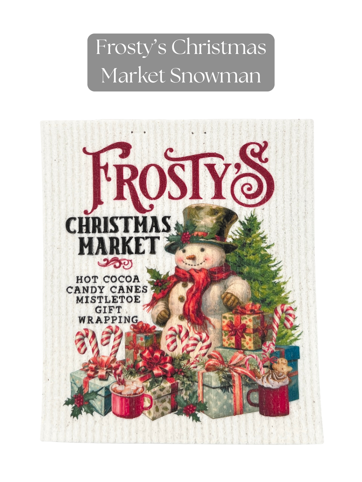 Winter Swedish Dishcloth