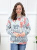 Blooming Stripes Sweatshirt