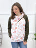 Rustic Blooms ZipCowl Sweatshirt