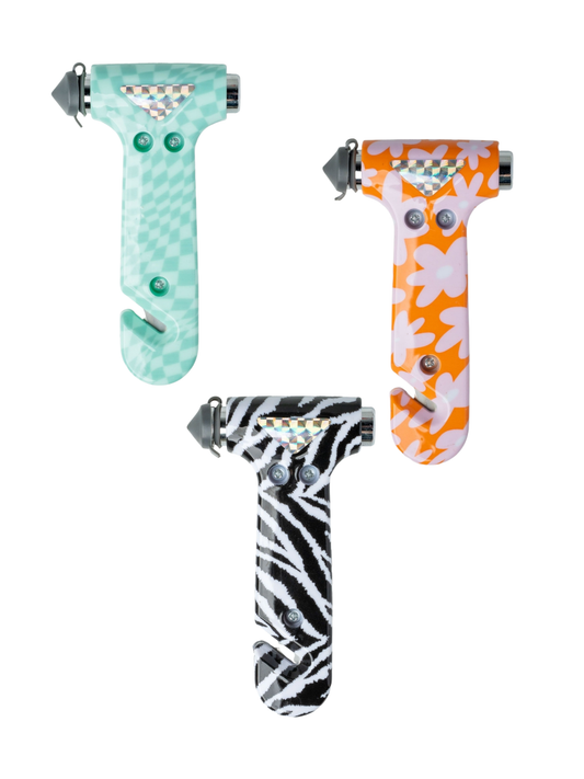 Charm Alarm 2-in-1 Emergency Escape Hammer