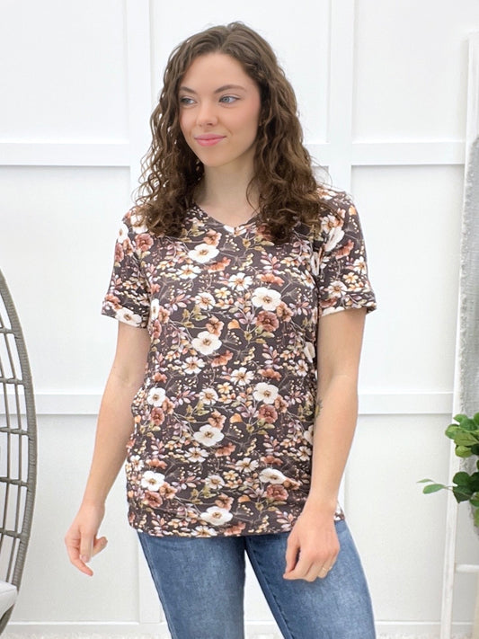 Chic Days Top - Blushwood Floral