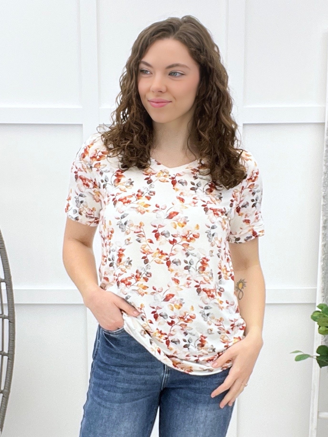 Chic Days Top - Autumn Watercolor