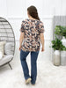 Chic Days Top - Navy Autumn Petals