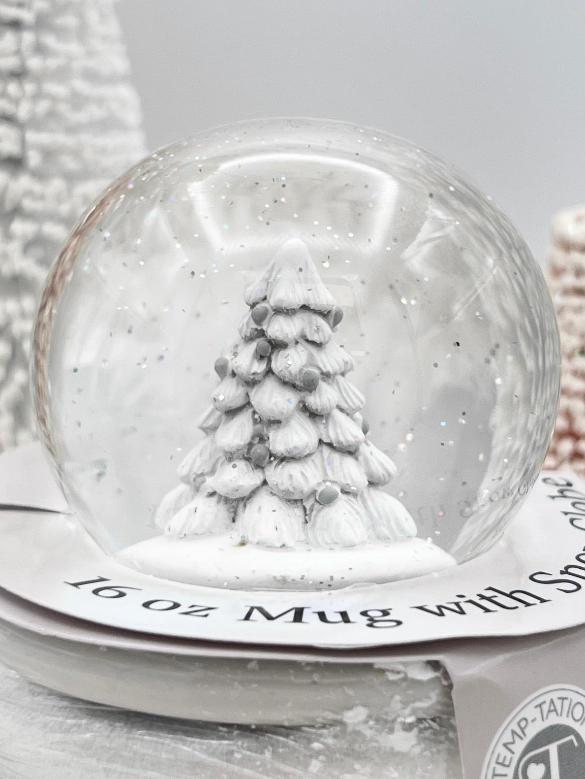 16oz Mug With Snow Globe Lid-It