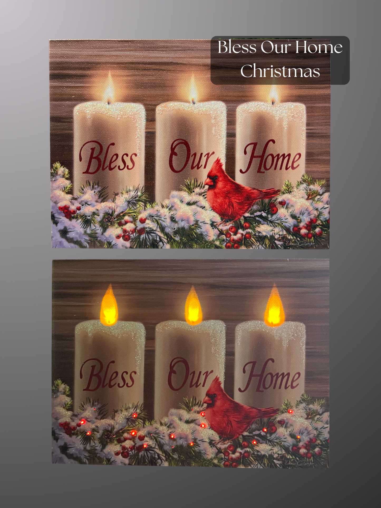 Lighted Tabletop Canvas