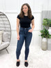 Judy Blue Christina High Waist Sienna Skinny With Bandana Loop Jeans