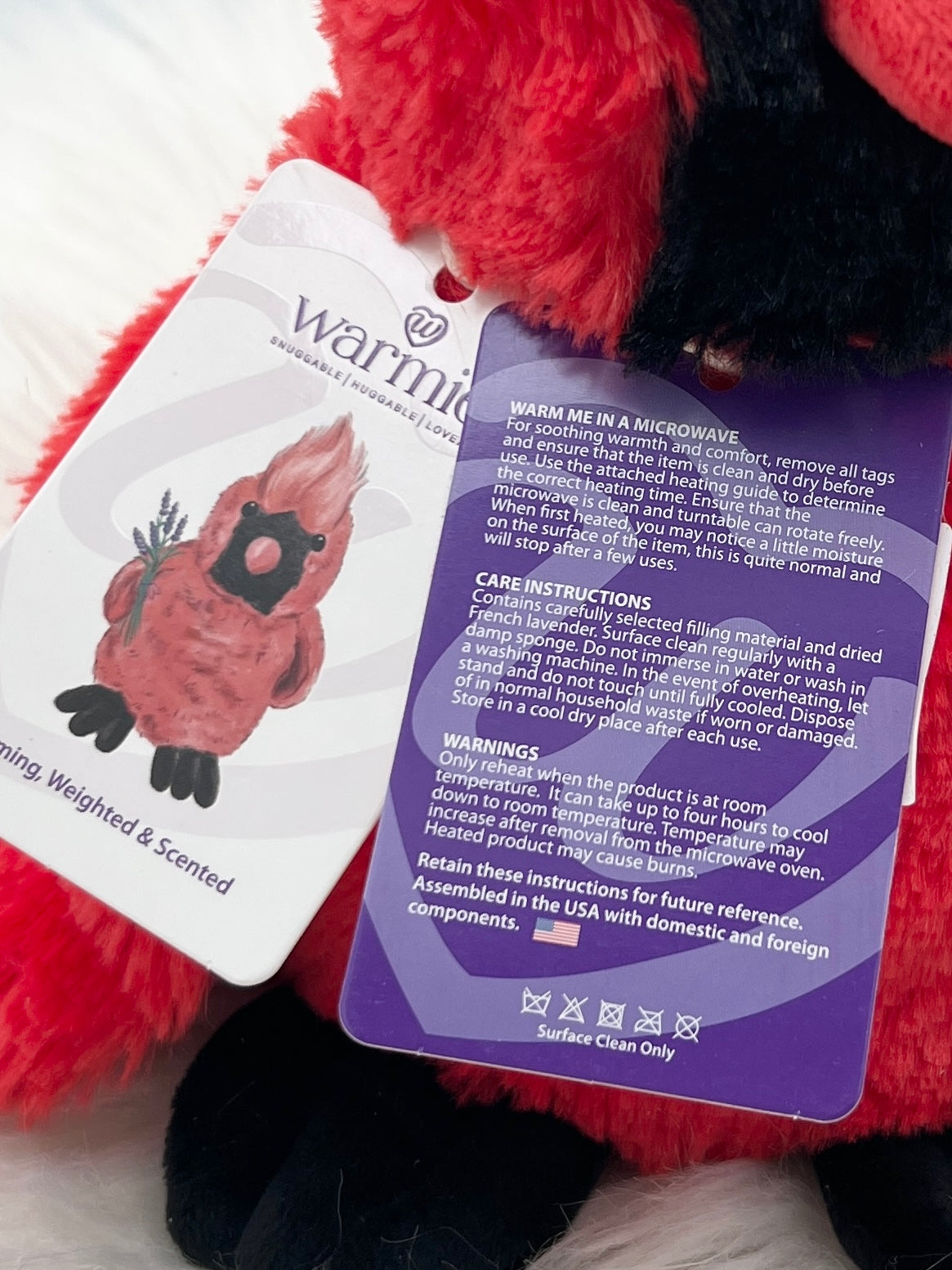 Red Cardinal Warmies