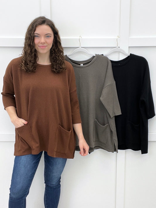 Dear Scarlett Cozy On The Go Ayla Top