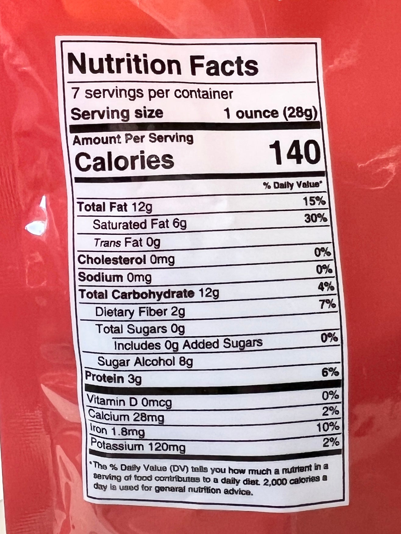 Gold 7 oz Sugar Free Dark Almonds