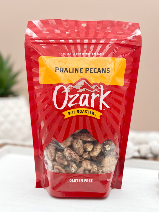 Red 7 oz Praline Pecans