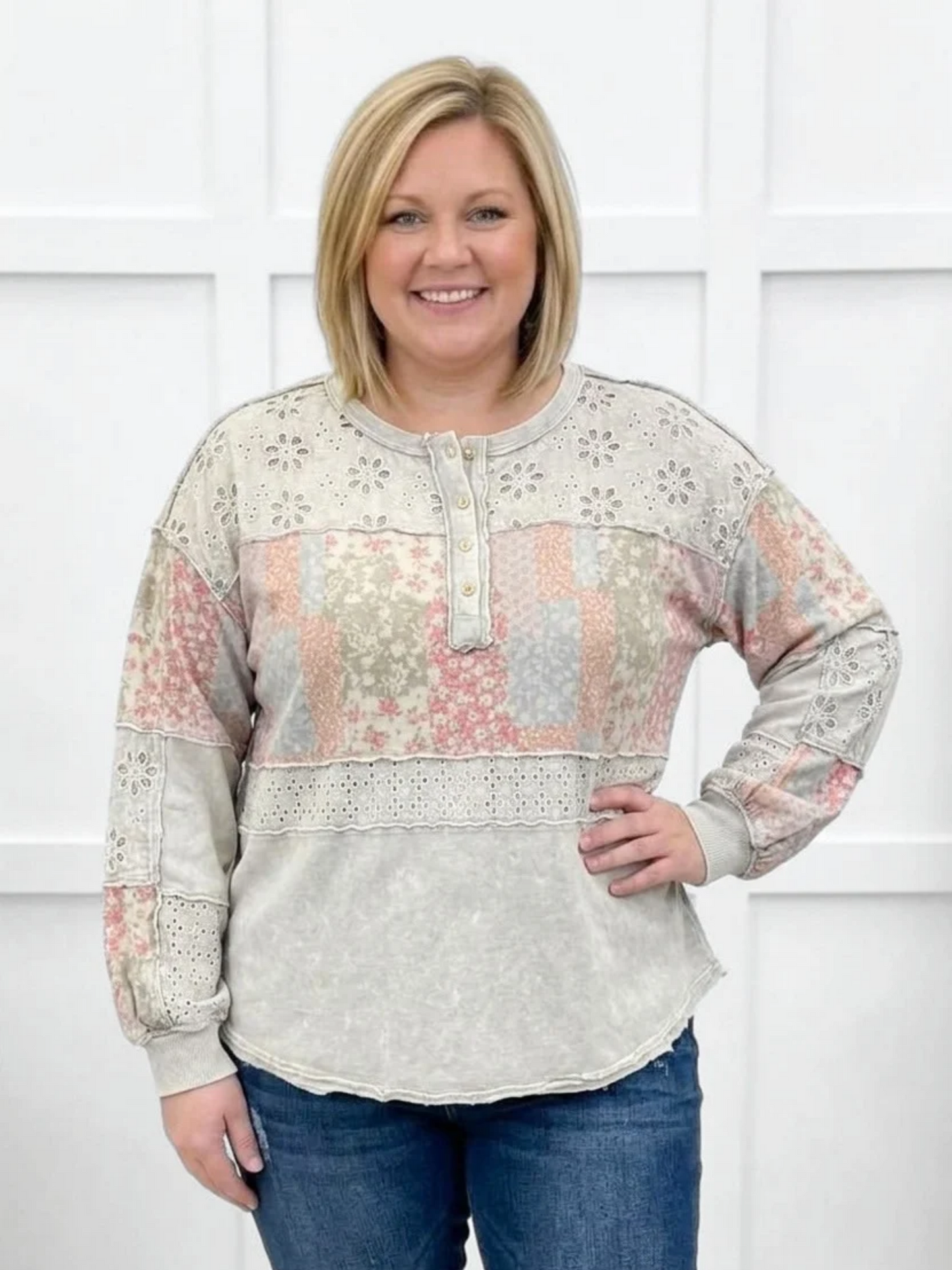Sweet Petals Top By Easel