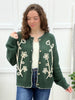 Blooming Along Cardigan - Green Combo