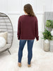 Blooming Along Cardigan - Burgundy Combo